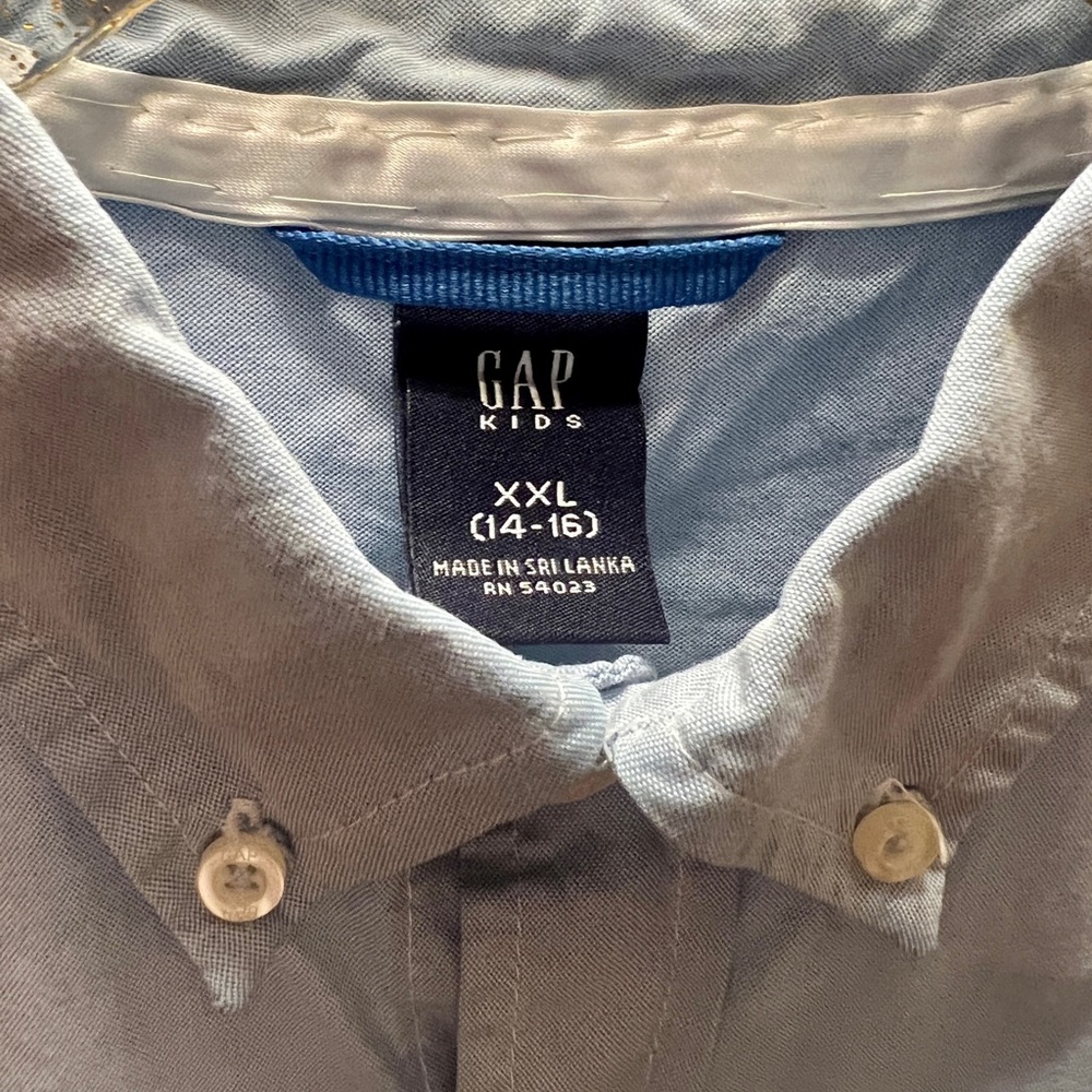 Size xxl gap boys blue Oxford